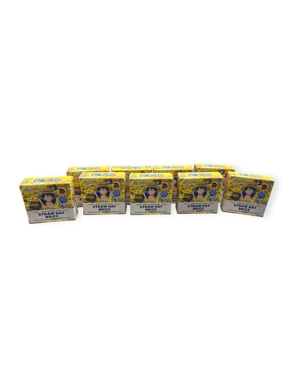Dr Squatch X ONE PIECE Limited Edition Straw Hat Bricc Luffy Bar Soap Lot 9